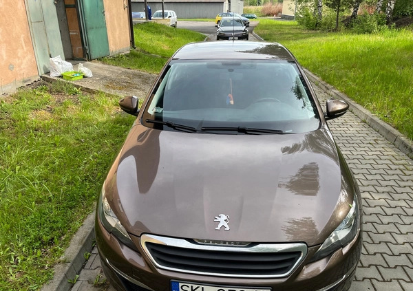 Peugeot 308 cena 27000 przebieg: 260000, rok produkcji 2014 z Sosnowiec małe 121